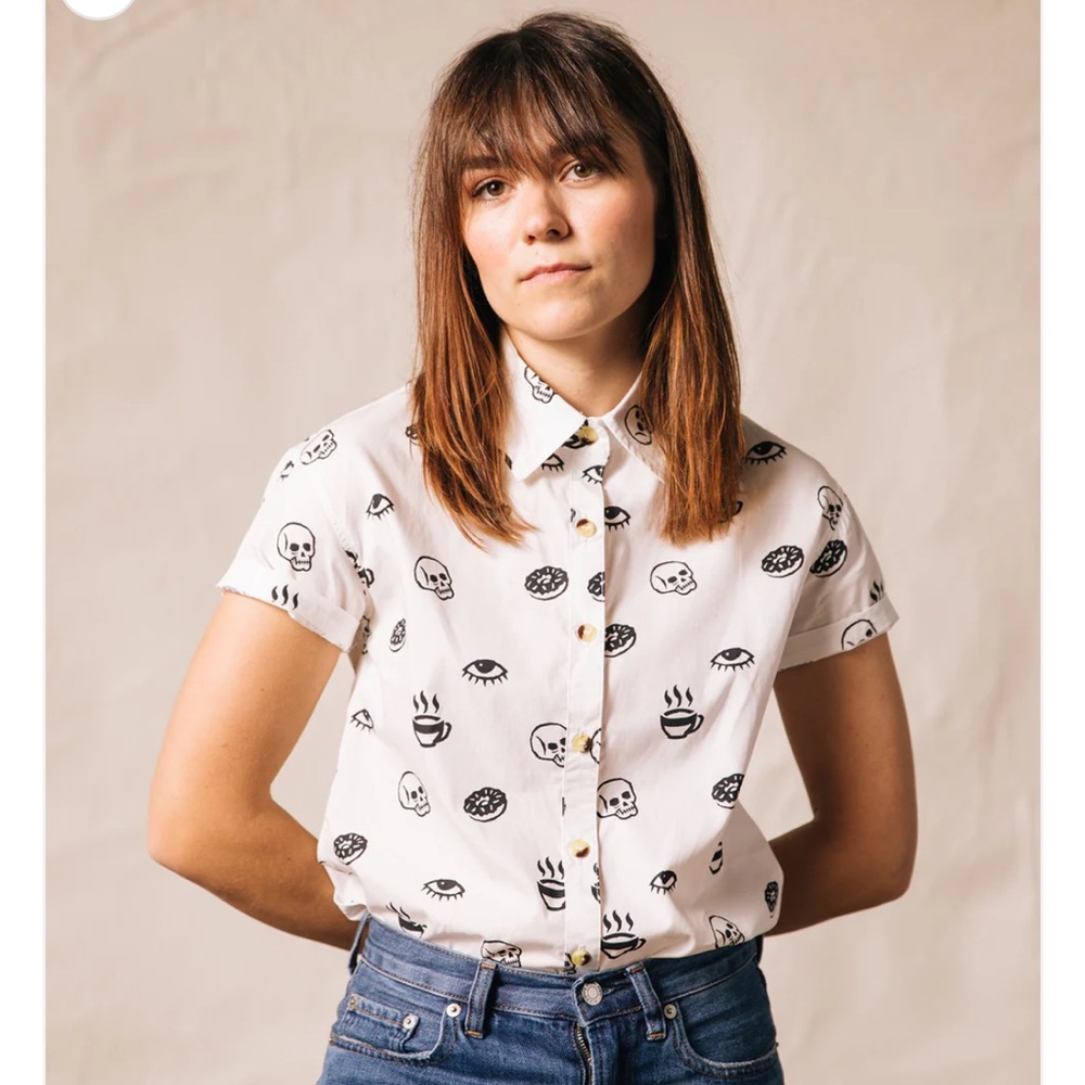 Pyknic Morning Glory Button-up